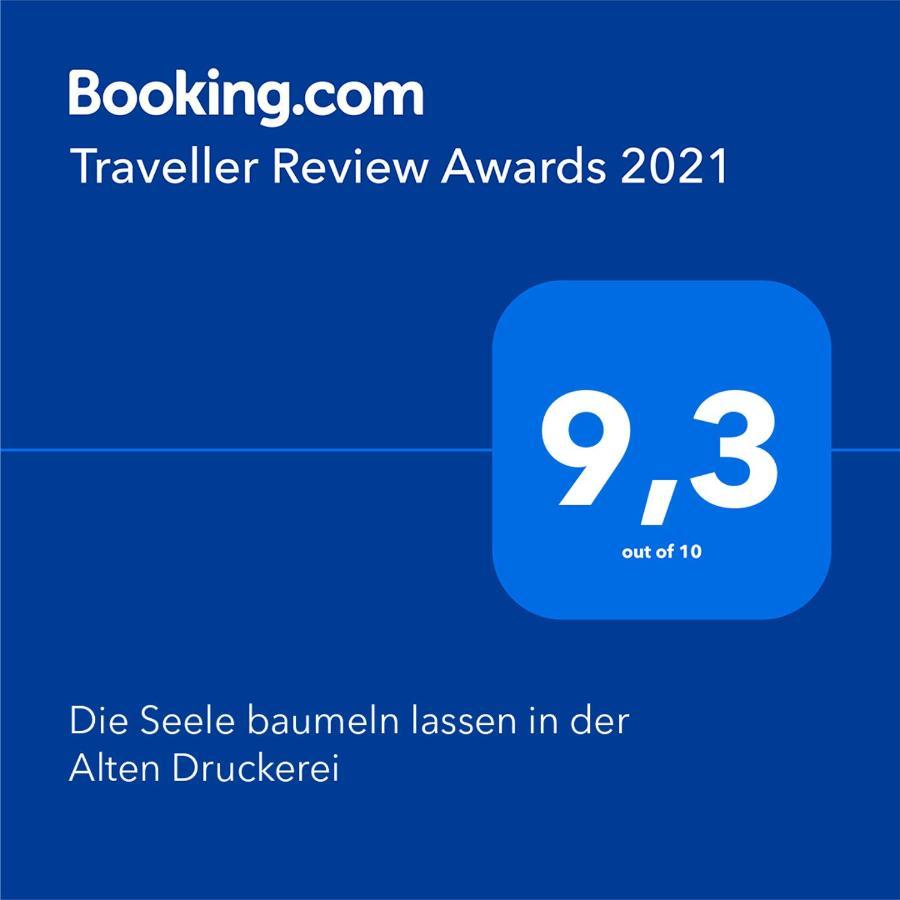 Die Seele Baumeln Lassen In Der Alten Druckerei Фихтах Экстерьер фото